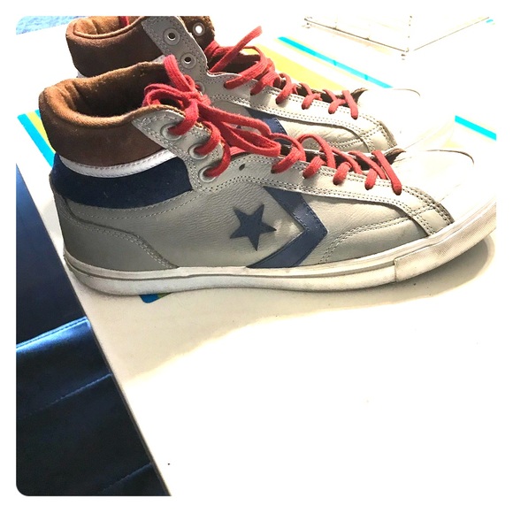 converse one star leather high top